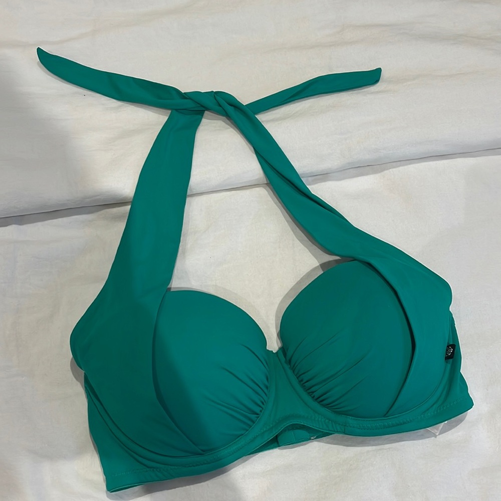 GREEN SMALL LA VIE EN ROSE SWIM TOP